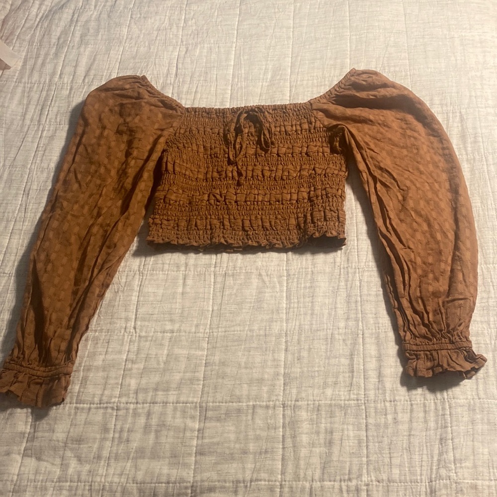 American Eagle Crop Top Blouse